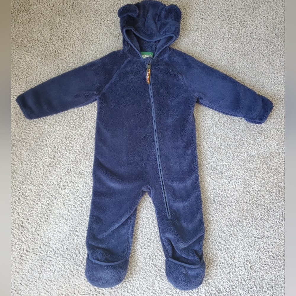 LL Bean baby fleece snow suit